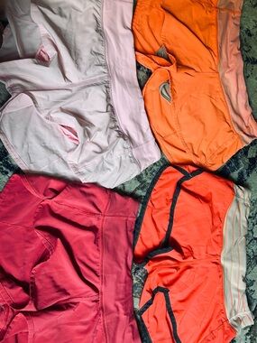 Lululemon - 4 Hotty Hot Style Active Pull-On Shorts - Pink, Coral, Orange